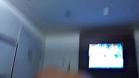 husband unleashes hot brunette for hardcore oral feast