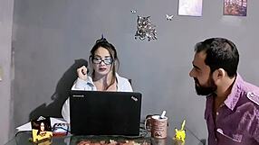 A tatooed saleswoman.Getting a hot beach fuck and a deep throat blowjob