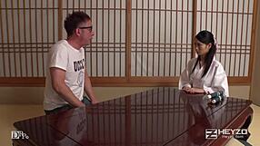 First Time Creampie with Cute Japanese Miko Ako