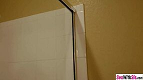 Brunette Lily Adams Loves Her Stepbrother's Hard Cock!