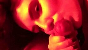 Beautiful darcy dark gives blowjob to big cock