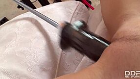 that robotic dildo machine really satisfies tracy and blanche, huh?