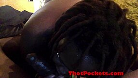 Watch This Fat Ebony Milf Slut Handle a Monster Cock!