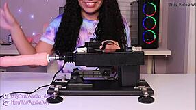 i unbox my new sex machine and ride it