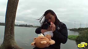 Ted fucks Kelly Naty Macedo and Yasmin's big tits and ass