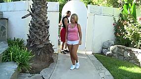 Extremely attractive blonde beauty Kylee Nicole gives the ‘Damned a hard cock to suck and in turn swards blowjob that yields to ‘miraculously’ -ucking a uncut black cock
