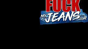 brunette college girl receives facial in oral session