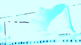 Wife dancing on a table amateur video