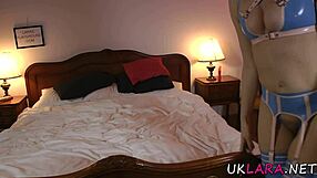 Kinky Cougar Rubs Herself In Stockings And Heels