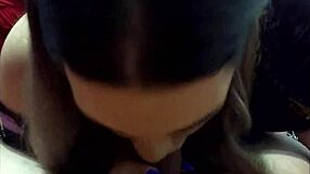 Gabriela stokweel performs deepthroat on big dick