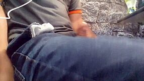 solo boy masturbates intensely