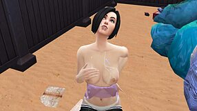 Cheating wife fucks homeless guy in front of husband 😏