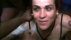 TWO HOTTIE BABES BUKKAKE SLUT AT PARTY