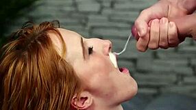 Horny Beauty Faces Extreme Cum Load in Blowbang