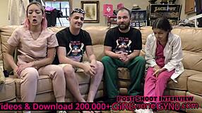 Channy Crossfire's Kinky Dental Checkup by Dr. Canada at Girlsgonegynocom. Nurse Spreads Wide in Gloves for Florida Hospital Exam!