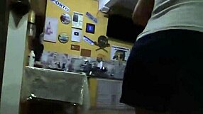 Lisa Aranha being sensual while shopping