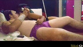 I watched her changing and she pretended not to notice