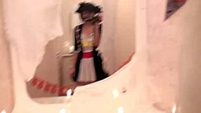 Dagfs - Sexy Caribbean Pirate Teen Strips Wild for Webcam