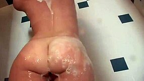 Watch Catherine finger her pussy in the shower?