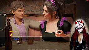 Kate explores wild outdoor sex in see-through costumes with stockings in 3D cartoon