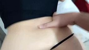 Latina Girlfriend Bent Over in Kitchen Affair