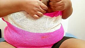 Pattaya girl casually flaunts her big boobs in a lively chat.