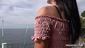 Sloppy blowjob and doggystyle sex in the pool, sharing everything 😏