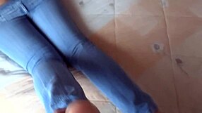 Wife's Sister Masturbates In Panties And Begs For Cumshot On Her Big Ass