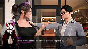 Kate in maid cosplay outfit