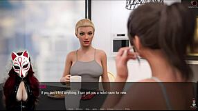 Kate in maid cosplay outfit