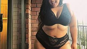 Indian babe with big boobs fucks in bikini. Intense sex scene.