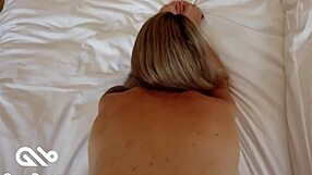 From photoshoot to hard hotel fuck with big tits and cum.