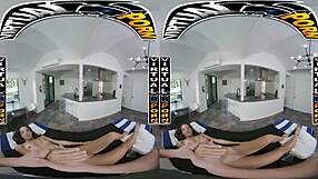 Freya von doom receives oiled massage in reality pov