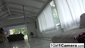 sexy busty natasha nice teases with her big tits and ass while masturbating solo