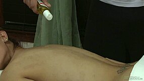 sunday valentina devours horny masseuse roman todd in wild session