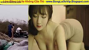 Lam tinh voi em linh trang dam dang hot girl sinh vien