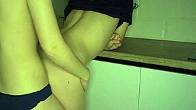 Homemade Lesbian Kitchen Sex With Fingering And Masturbation