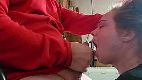 Intense amateur milf gives passionate blowjob while sucking ass