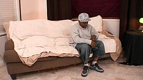 Ashleah sucks massive black cock before getting fucked doggystyle.