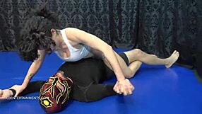 i overpowred my sparring partner and made him sniff my pussy