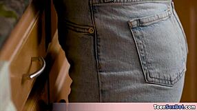 cute skinny stepsis in special study session