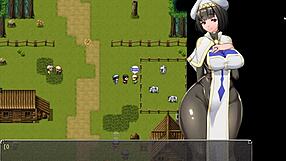 Nynfy priest engages in hentai gameplay with anal blowjob and assfucking