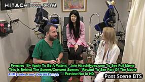 Man, Alexandria Wu moans so loud with Hitachi orgasms early morning in bed!