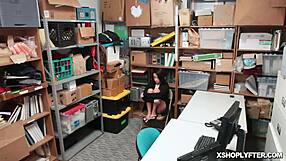 lp officer cock and isabella nice have a casual office conversation