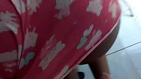 christmas gift turns into intimate pajama moments with brunette teen and milf