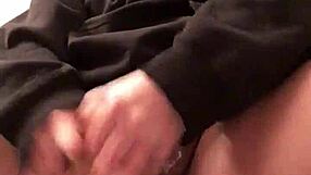 BBW girlfriend MASTURBATES with BIG DILDO in casual fun.