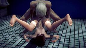 watch this 3d hs2 gang bang unfold in the game?