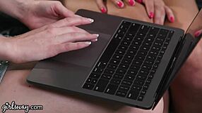 girlsway her boyfriends lesbian porn makes babes horny to try