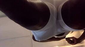 Big Ebony Twink Bent Over For Hard Anal And Masturbation With Huge Black Cock!