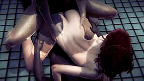 watch this 3d hs2 gang bang unfold in the game?